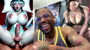 tight transgender cock princess ruto getting ass fucked while cumming on herself, ai generated