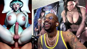 tight transgender cock princess ruto getting ass fucked while cumming on herself, ai generated