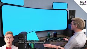 MILF Redhead Blowjob and Pussy Eating - Sexbot #37 Porn Game