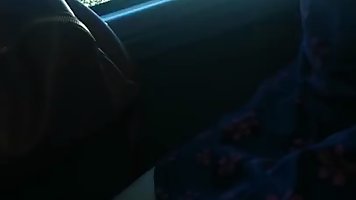 Chubby babe gave a blowjob to a random stranger and made him explode from pleasure