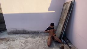 Jacking off in the Street of House