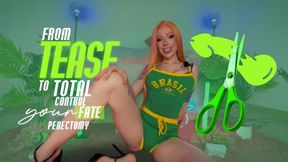 From Tease to Total Control – Your Fate: Penectomy - chastity - cage - joi - edging games - cut off fantasy - femdom pov - mean girls - shorts - milf