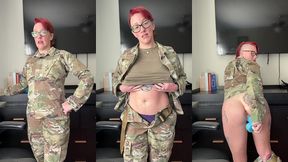 lola maverick lesbian military coworker wants your cock