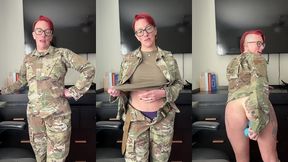 lola maverick lesbian military coworker wants your cock
