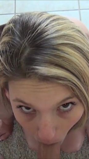 Blowjob From the Babysitter!