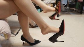 LINGLING Sexy High Heels Stockings HD