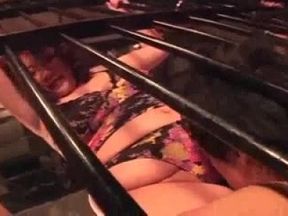 Many japanese BBW femdom and strapon skinny guy