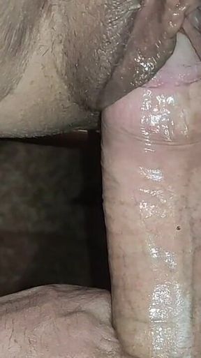 A Masked in Bedroom Blowjob
