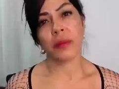 Beautiful brunette with big boobs jerk off instrucions