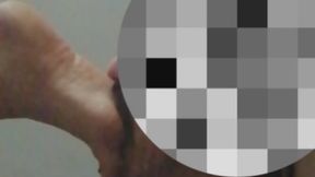 GIOVANNA BBW SIZE 38 FOOT GAGGING MY SLAVE WHILE SHE MASTURBATES HERSELF