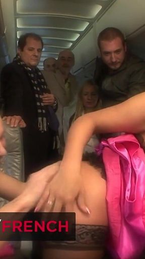 Hard Sex with a Busty Air Stewardess