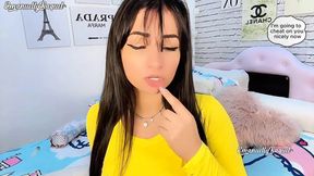 Your Sexy Brazilian Cheating Wife Cuckolding You with a Guy