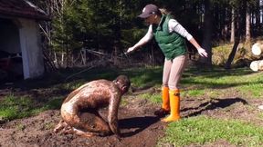 Spring Trampling in the Mud by Mistress Katharina - HD