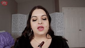 Dominating You with Dark Red Lips - 720 WMV