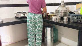 Komal Wasn't Cooking Kitchen Food, but She Kicked Her Ass From Behind
