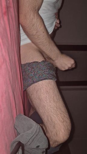Dreaming of a boy in jockstrap who had run to my house one night.