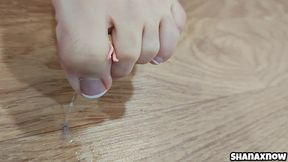 tiny man is punished female domination giant foot fetish