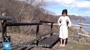 [Outdoor exposure] Because it is on a high ground, I was ???? seen by the dump truck below. Please come to the fan site for the continuation!??Japanese/Outdoor/Japanese/shaved/Shaved/hentai/asia