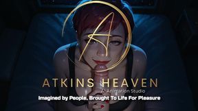 atkins heaven - stepsister s best friend initiates your first sloppy blowjob - [pov][ai]