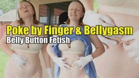 Belly Button Fetish: Poke by Finger & Bellygasm! (720p)