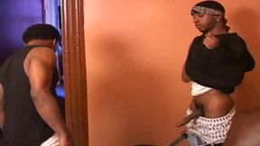 Amazing black fucker with his friend