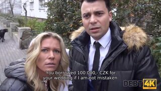 Claudia Macc wants him to stretch her out after the ceremony