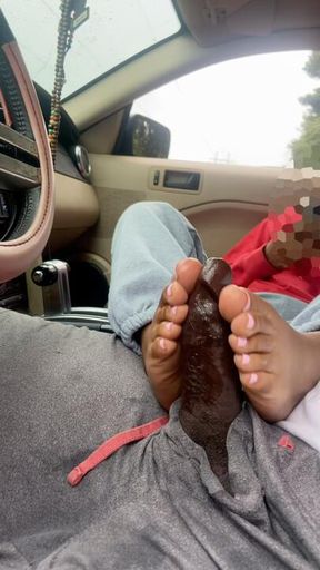 College soles footjob handjob