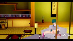 Boku No Hero Yaoi - Deku Prostate Orgasm with His Finger, Cums Hands Free