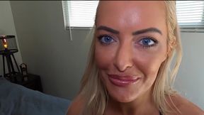 BadFamilyPOV - blonde teen Angelina Moon seduces her stepdad in a summer dress