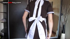 Getting Ready for Hardcore Cosplay Party. Do You Like My Naughty Look in Uniform?