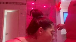 oral sex while smoking in the jacuzzi