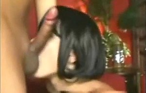Tranny in stockings ass fucked intense
