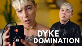 Leather Dyke Dominates You - Bound, Overstimmed, and Used! POV domination for women