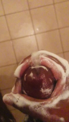 Cumming in the Bathroom.