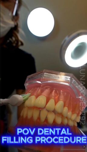 POV Stern Dental filling procedure, I am short staff and have a little patience for you and have to perform a filling,