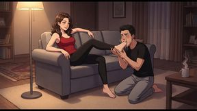 Foot Gagging Confessions #2: Gagging on My Dominant Toes