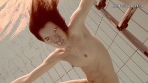 Gazel Podvodkova hot teenie naked underwater