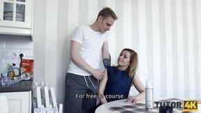 Busty mature teacher gets nailed by angry student