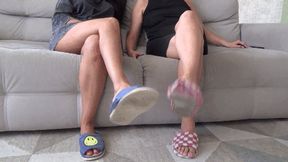 WORN-OUT OLD SMELLY SLIPPERS.