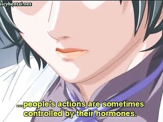 Bound up hentai gets throat banged - movie scene 1