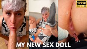 My New Sex Bot! AI Robot Gives You Blowjob and Uses Fucking Machine for Pussy and Anal! - Jaq Quicksilver - POV, androgynous, dildo, shaved, fembot, cyborg, armpits - 1080p mp4