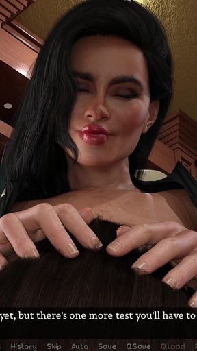 Futanari Gives Hot Trans MILF with a Huge Thick Cock a Nice Blowjob - Futa Dominium 01 3D Porn Game