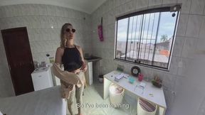 The little blind went to the gynecologist and had orgasms in her anus.