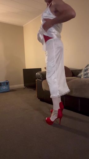 Captivating moment from "Sexy striptease"