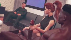 3D Animation&colon; Couple’s Sexologist Visit Turns into Interracial Creampie