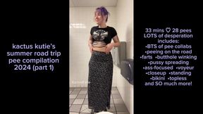 Summer Road Trip Pee Compilation Part 1