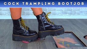 NO MERCY For Your Drained Balls Under My MONSTER Dr Marten Boots (231) - Dick Cam - Cock Trampling CBT Bootjob