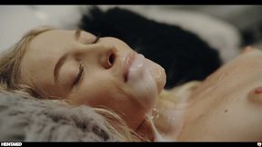 Blonde influencer bound and creampied by her pet tentacle monster