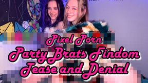 Party Brats Findom Tease and Denial Pixel Porn