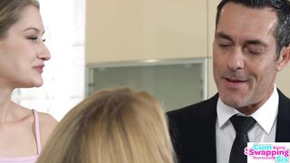 Ivi Rein & Tiffany Tatum Make Step Daddy Be The Judge of Who Sucks Cock Better